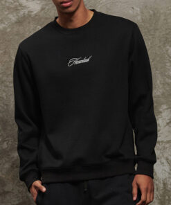 Cursive Hexclad Unisex Crew Neck Sweatshirt