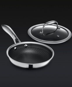 Hybrid Fry Pan with Lid, 7″